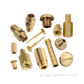 Peças de usinagem CNC Brass de cobre de aço inoxidável